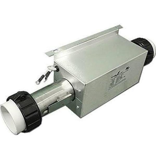 Cool Kitchen 2 x 15 in. Cal Spa 5.5KW 230V Heater Assembly with Enclosure 0.12 in. Pressure Tap; Auto Reset Hi-Limit & 2 in. Tailpieces CO1188869 - main